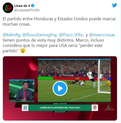 Pollitos tiernos y al filo de la navaja: lo que dice la prensa sobre el Honduras-EEUU por las Eliminatorias&nbsp;&nbsp;