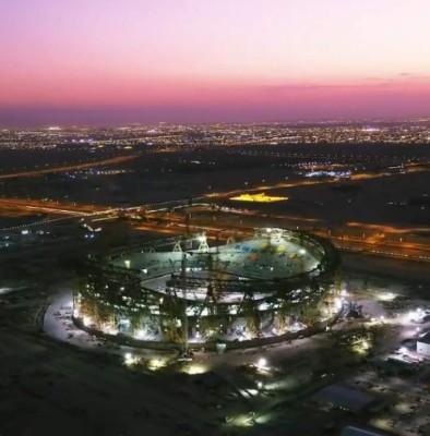 Qatar no se detiene a pesar del coronavirus y continúa terminando sus estadios