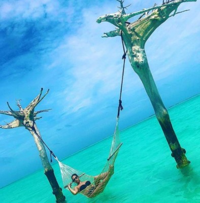 Boda privada e infartante luna de miel de Ezequiel Garay y Tamara Gorro en Maldivas