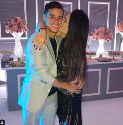 ¡HERMOSA! Así es la novia de Coutinho que seguramente levantará suspiros en Barcelona