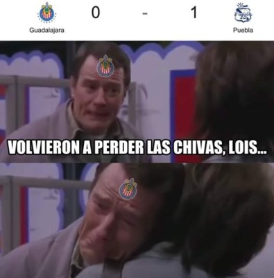 Liga MX: Los memes destrozan en redes sociales a Chivas tras perder contra el Puebla