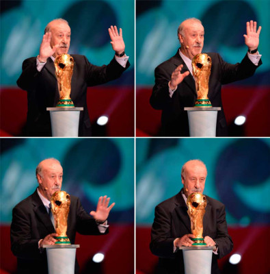 Imágenes del sorteo de la Copa Mundial Brasil 2014.