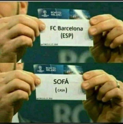 Los memes hacen pedazos al Barcelona tras el sorteo de cuartos de Champions, Real Madrid tampoco se salva