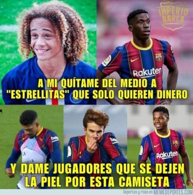 Barcelona empató: los memes hacen pedazos a Braithwaite y Depay; no se olvidan de Messi&nbsp;&nbsp;