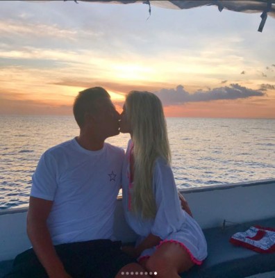 Las lujosas vacaciones de Maxi López y su tremenda novia sueca