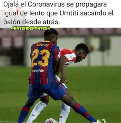 Messi, Umtiti y el Barcelona protagonistas de los memes tras el sufrido pase a semis de Copa del Rey &nbsp;&nbsp;