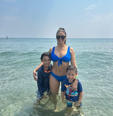 Ana Jurka está en Honduras: así pasa sus vacaciones en una de las playas más hermosas del país