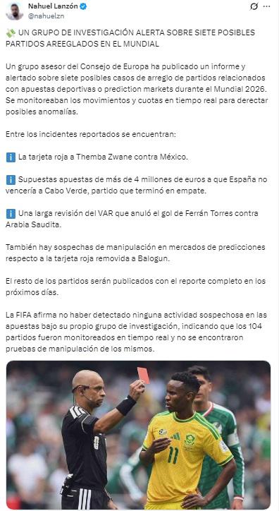 España y México involucrados: FIFA muestra su postura tras ser acusada de amaños en el Mundial 2026