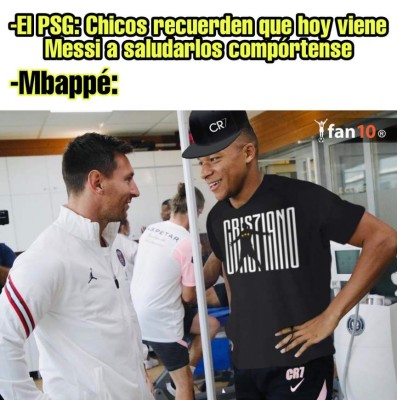 Messi hizo su primer entrenamiento con el PSG y los memes destrozan a Sergio Ramos