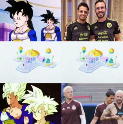 Los mejores memes del cambio de 'look' de Chicharito Hernández y Layún previo al juego con Brasil