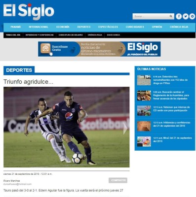 Así titulan los medios luego de la derrota de Motagua ante Tauro