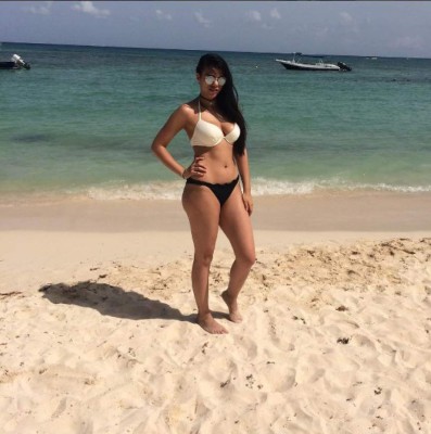 Ella es Miranda, la bella hermana del futbolista mexicano Raúl Jiménez