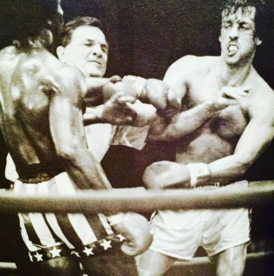 Sylvester Stallone revela inéditas imágenes de Rocky y Apollo Creed sobre el ring