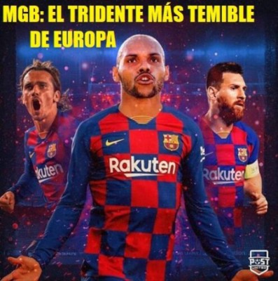 'Súper' Braithwaite, protagonista de los memes tras la victoria de Barcelona ante Betis