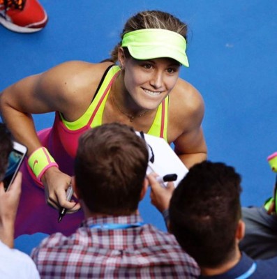 Genie Bouchard, la tenista más linda del mundo, subasta una cita con ella y con fines solidarios