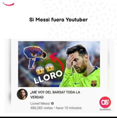 Nunca los memes habían sido tan crueles con el Barcelona: Las burlas de la posible marcha de Messi &nbsp;&nbsp;