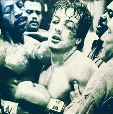 Sylvester Stallone revela inéditas imágenes de Rocky y Apollo Creed sobre el ring