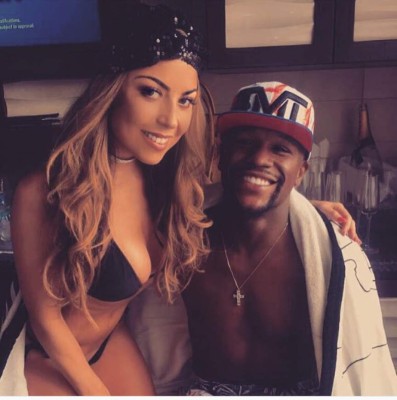 Así es Abigail Clarke, la espectacular novia de Floyd Mayweather