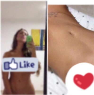 Se filtraron fotos íntimas de bella esposa de un futbolista colombiano