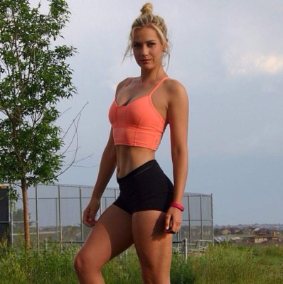 La hermosa musa del golf