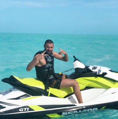 El 'Mundial' de Benzema: Las vacaciones de lujo del crack francés del Real Madrid