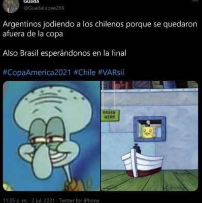 El VAR es el gran protagonista de los memes luego de que Brasil eliminó a Chile de la Copa América