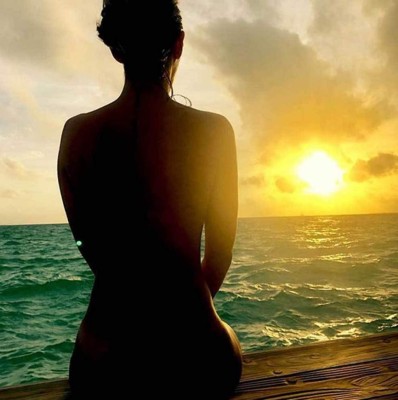 Boda privada e infartante luna de miel de Ezequiel Garay y Tamara Gorro en Maldivas