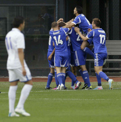 Honduras pierde 2-0 ante Israel en el estadio Citi Field de New York.