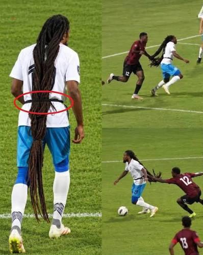 Concacaf: las insólitas rojas que provocó jugador de 1.5 metros por sus trenzas