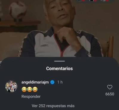 Reacción de Di María a las fuertes declaraciones de Raphinha.