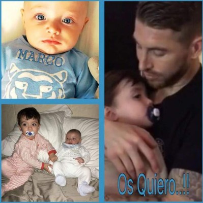 Así celebraron el Día del Padre los cracks de Real Madrid y Barcelona