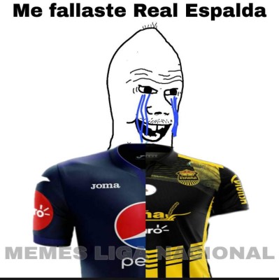 Los memes destrozan al Real España tras caer ante Olimpia y decir adiós al Apertura 2020