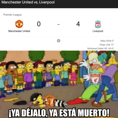 Para reír: Liverpool humilló al Manchester United y los memes revientan a Cristiano Ronaldo