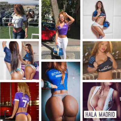 Ella es Mirtha Sosa, la musa que se desnudó por el título 33 de Real Madrid