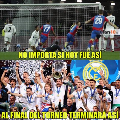 Acribillan con memes al Real Madrid tras perder en Champions ante CSKA