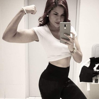 La hondureña Michelle Mejía y su increíble cambio físico para brillar en el mundo del fitness