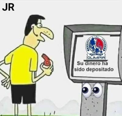 Los divertidos memes que dejó la gran final de ida entre los Potros de Olancho y Olimpia; nadie se salva