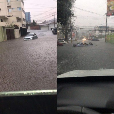 FOTOS: Caos, túneles inundados y destrucción deja fuerte lluvia en Tegucigalpa