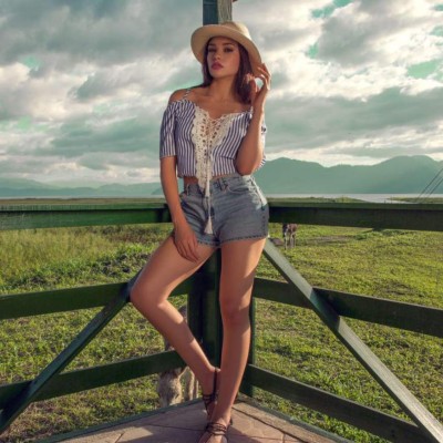 ¡Qué calor! Así fueron las vacaciones de verano de Sirey Morán, la sexy seguidora de Real España