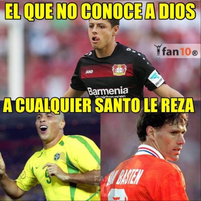 Los mejores memes del Hat-Trick de Chicharito Hernández con el Bayer Leverkusen