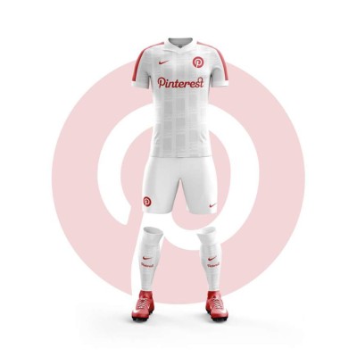 Así serían los uniformes si las redes tuvieran equipos de fútbol