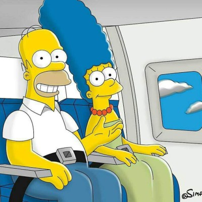 Así se verían Los Simpson en Costa Rica y Panamá. ¡Atención con Navas y Román!