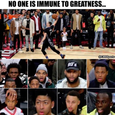 Los mejores memes del 'mate sentado' de Aaron Gordon en la NBA