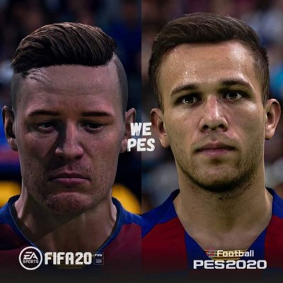 Abrumador: PES 20 pone por los suelos al FIFA 20 con respecto al parecido de los jugadores