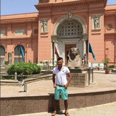 FOTOS: Mario Martínez ya disfruta su estadía en El Cairo, Egipto
