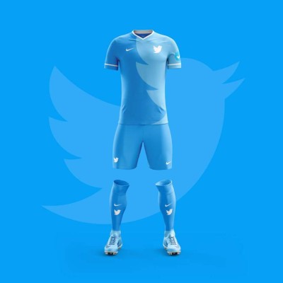 Así serían los uniformes si las redes tuvieran equipos de fútbol
