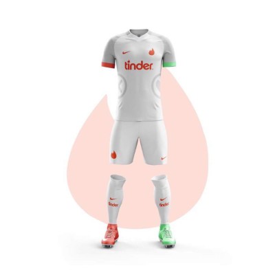 Así serían los uniformes si las redes tuvieran equipos de fútbol