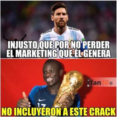 MEMES: Hacen pedazos a Neymar por no ser nominado para los premios The Best