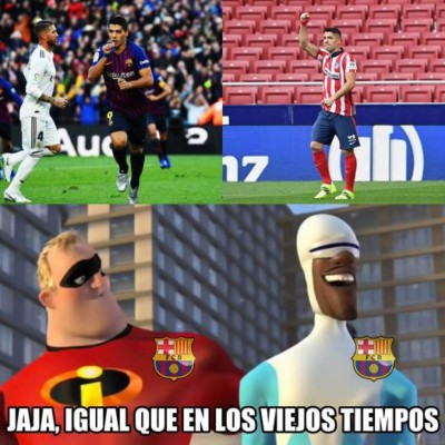 La gallinita de Suárez: Atlético se deja empatar ante Real Madrid y las redes explotan con divertidos memes