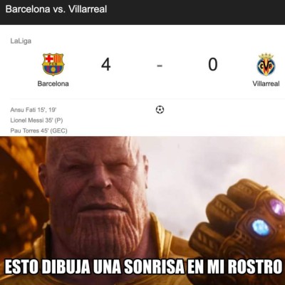 Messi, Ansu Fati y Luis Suárez, protagonistas de los memes tras la goleada del Barcelona
